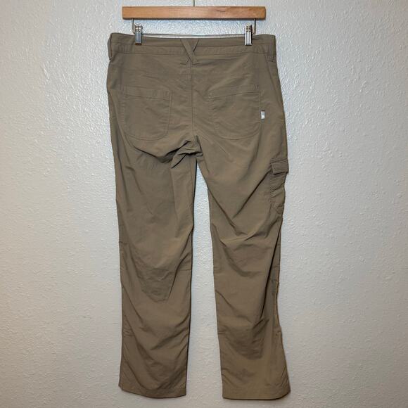 Mountain Hardwear Hiking Pants 100% Nylon Mid-Rise Cargo Pocket Khaki Women’s 10 - Picture 12 of 12